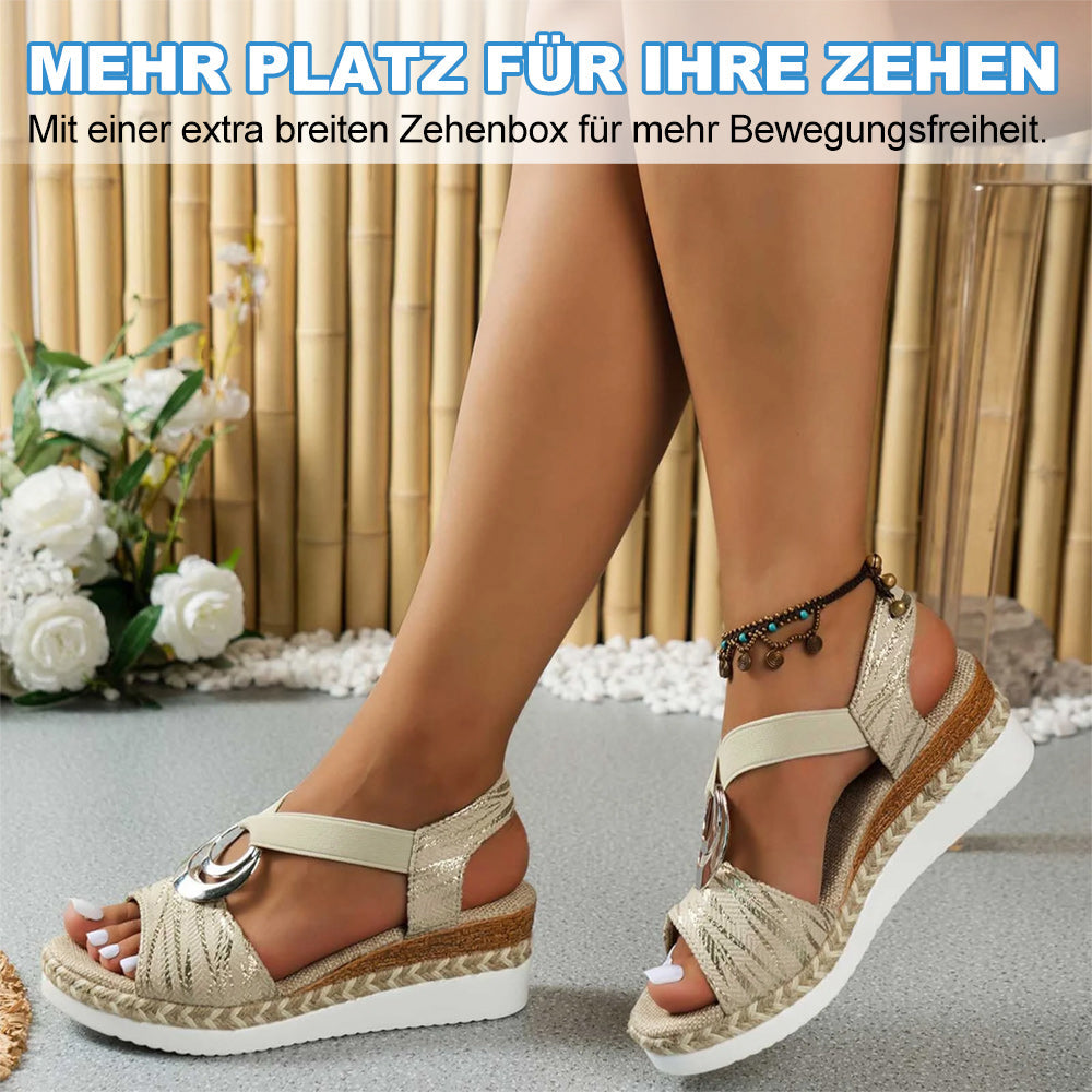 Orthopädische , Stilvolle Keilsandalen Für Zusätzlichen Komfort