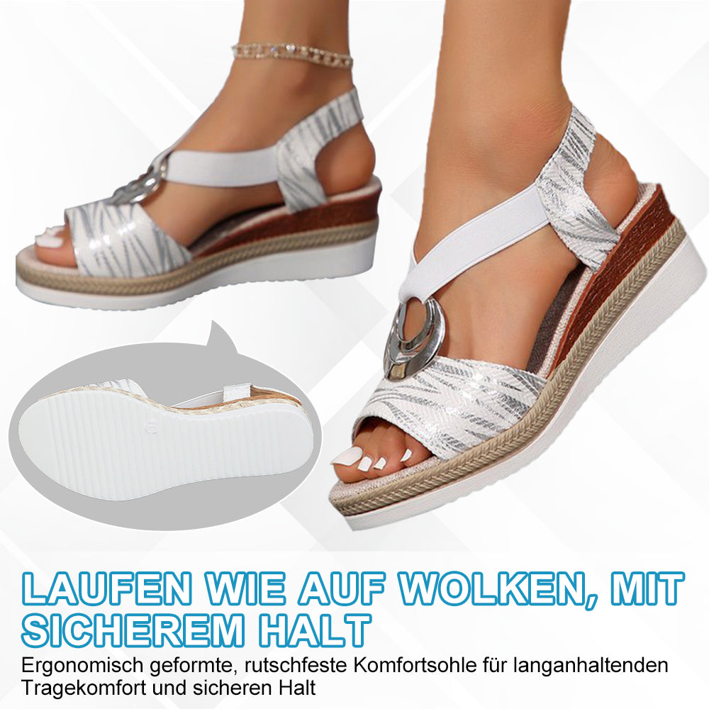 Orthopädische , Stilvolle Keilsandalen Für Zusätzlichen Komfort