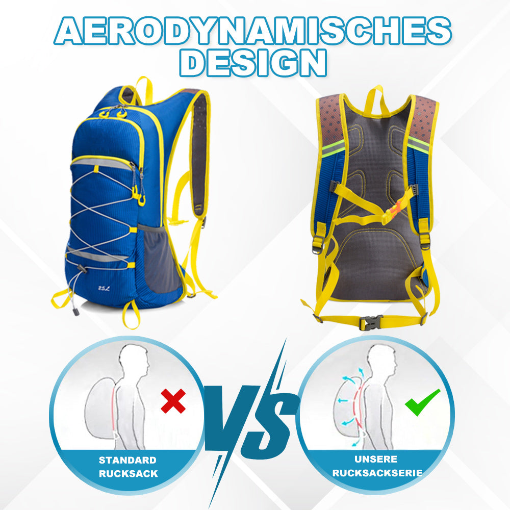 Unisex Rucksack 25L - Für Wanderungen & Outdoor-Aktivitäten
