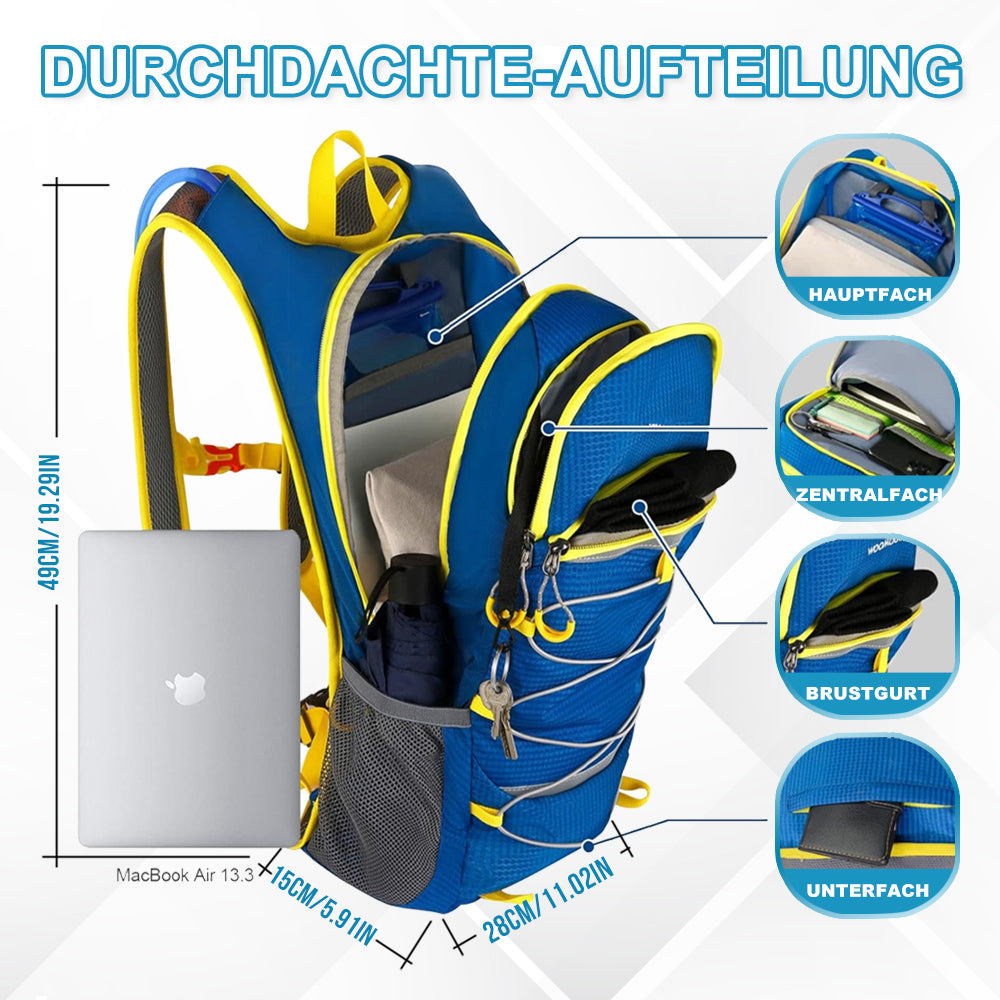 Unisex Rucksack 25L - Für Wanderungen & Outdoor-Aktivitäten