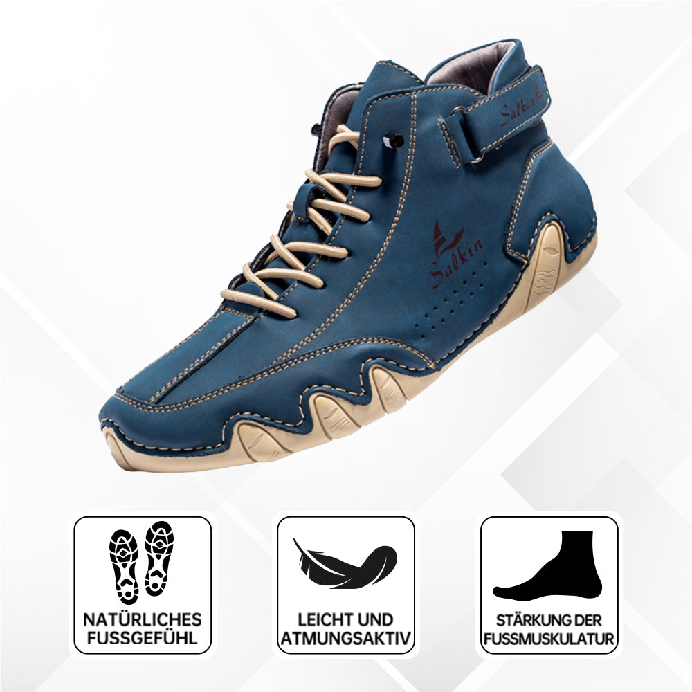 OrthoFit - Orthopädische, Wasserdichte & Rutschfeste Leder-Barfußschuhe