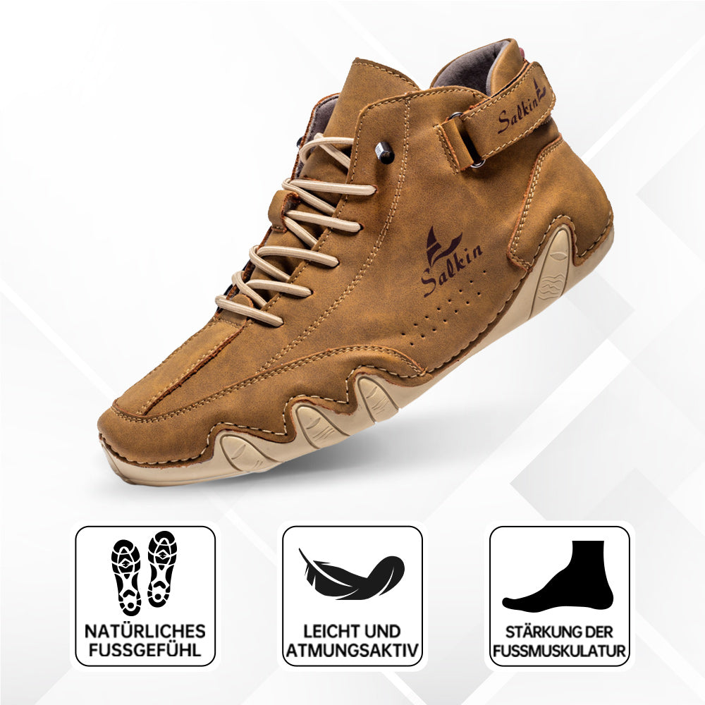 OrthoFit - Orthopädische, Wasserdichte & Rutschfeste Leder-Barfußschuhe