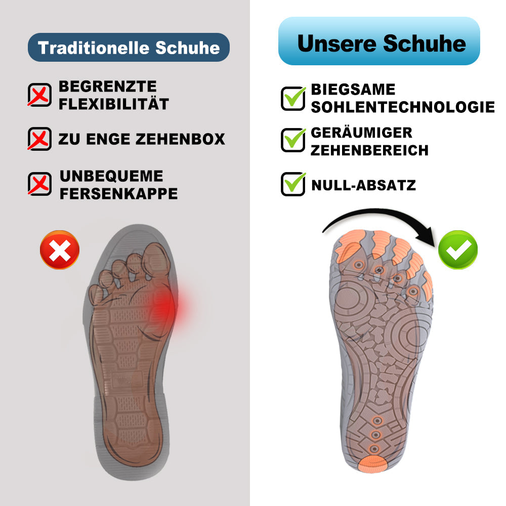 OrthoX One - Ergonomischer Schmerzlindernder Barfußschuh