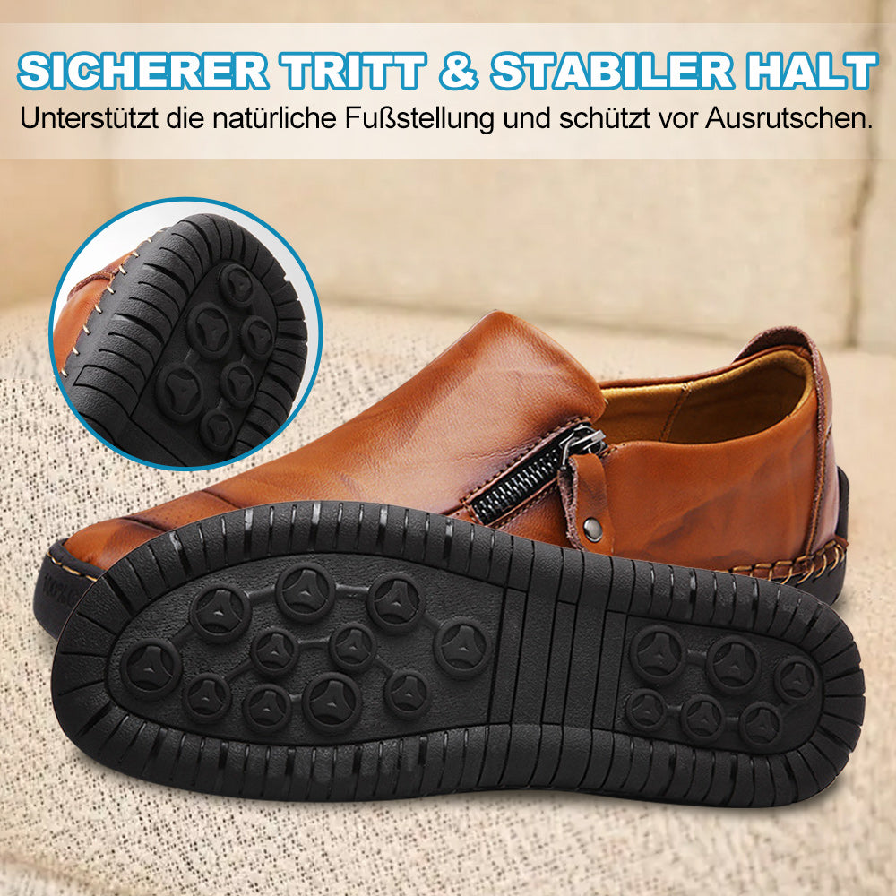 ErgoZip - Ergonomische Schmerzfreie Lederschuhe