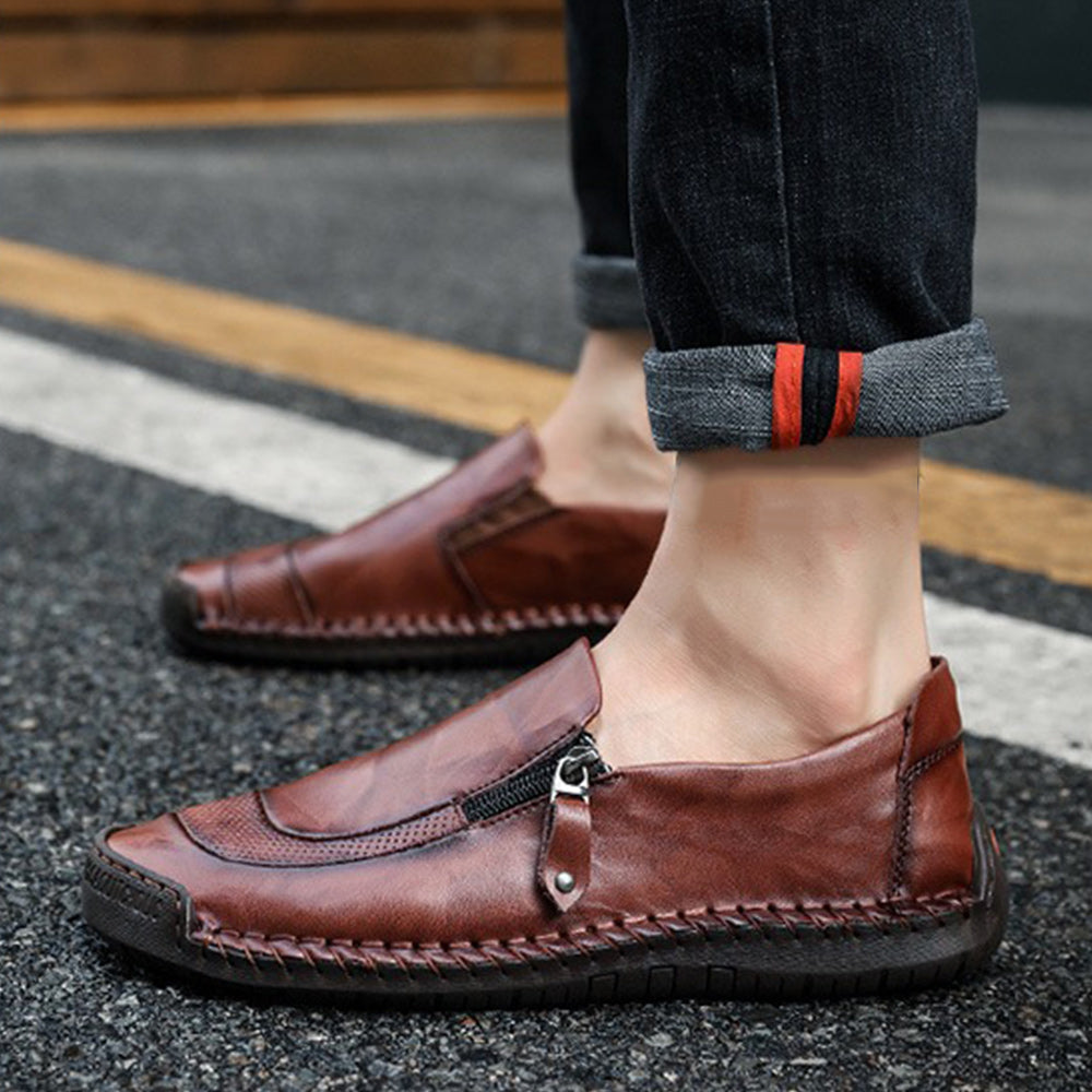 ErgoZip - Ergonomische Schmerzfreie Lederschuhe