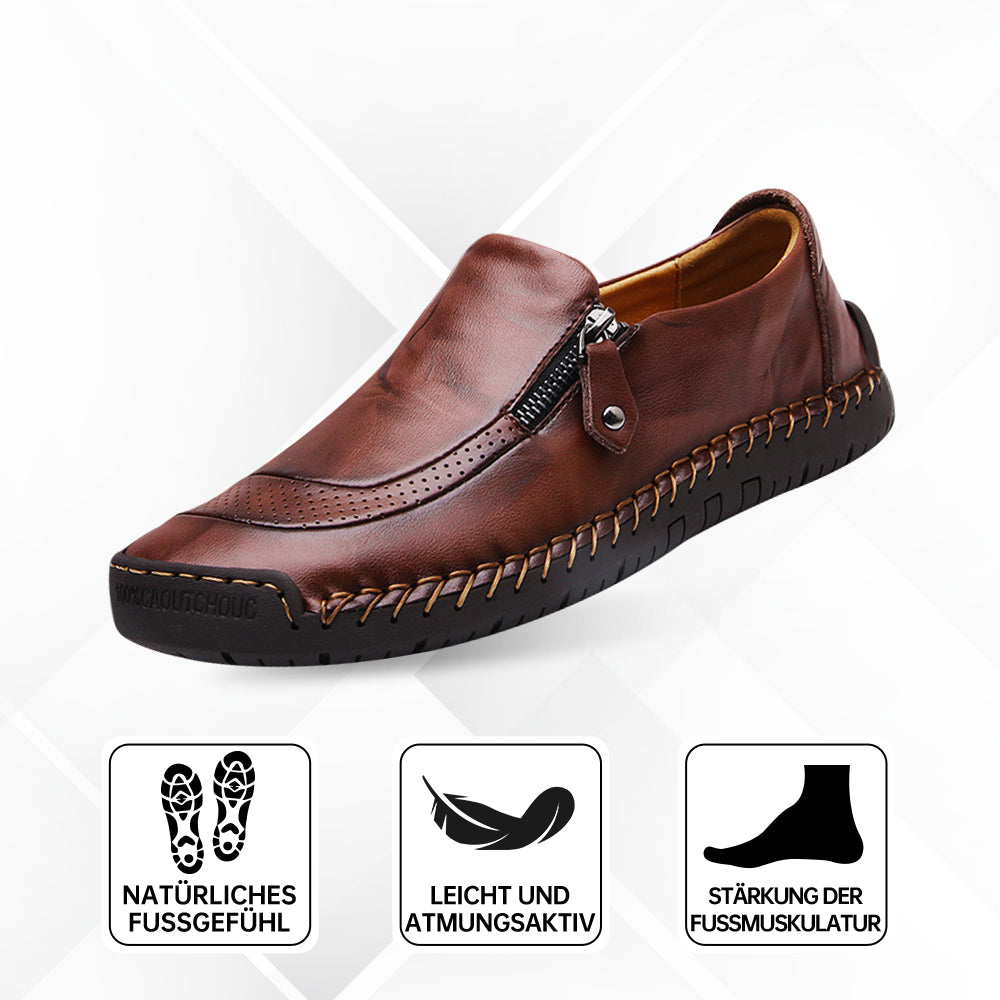ErgoZip - Ergonomische Schmerzfreie Lederschuhe