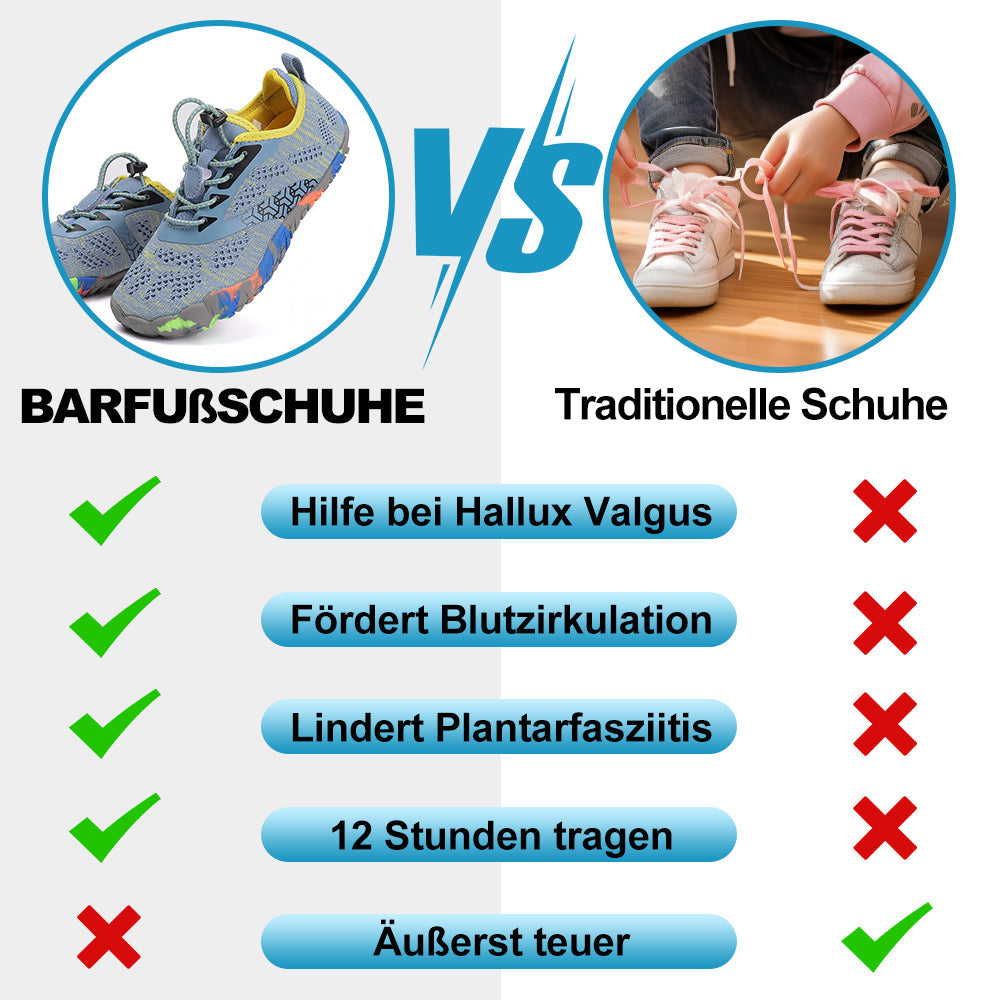 ErgoFlow Kids - Ergonomische Leichte Barfußschuhe Für Kinder
