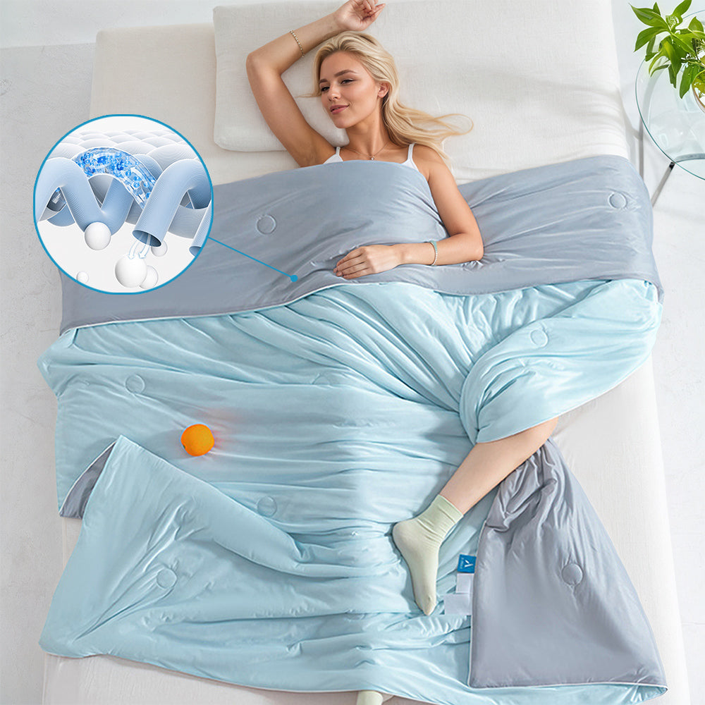 Kühler Schlaf – Kühle Sommerdecke , Klimadecke