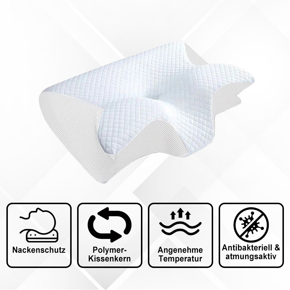 Premium Schlafkissen - Ergonomisch Geformt Für Spürbare Schmerzentlastung