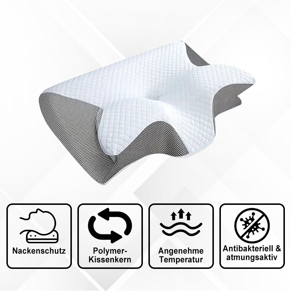 Premium Schlafkissen - Ergonomisch Geformt Für Spürbare Schmerzentlastung