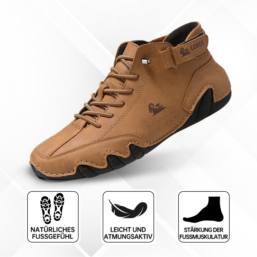 OrthoFlex - Ergonomische, Wasserdichte, Schmerzlindernde Leder-Barfußschuhe