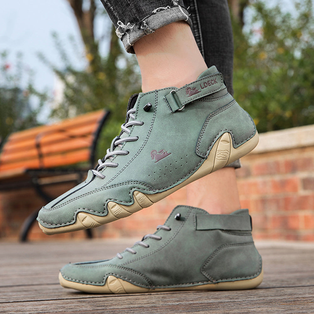 OrthoFlex - Ergonomische, Wasserdichte, Schmerzlindernde Leder-Barfußschuhe