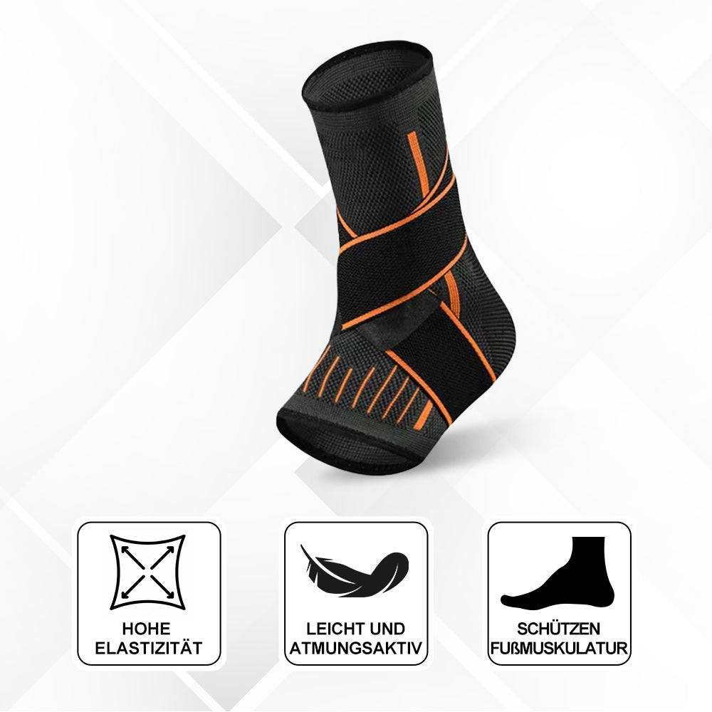 OrthoSole - Ergonomische Knöchelstütze Mit Kompressionsband Gegen Verstauchungen