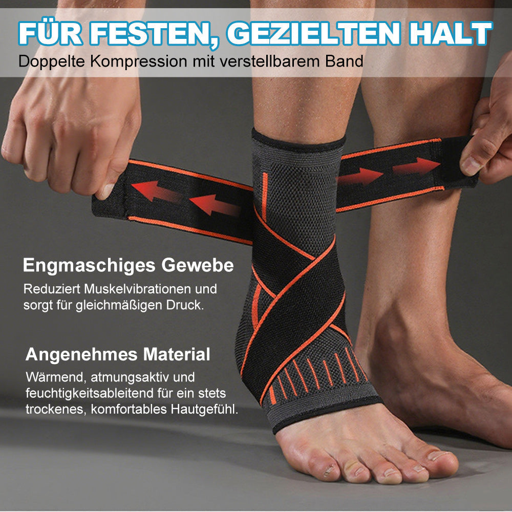 OrthoSole - Ergonomische Knöchelstütze Mit Kompressionsband Gegen Verstauchungen