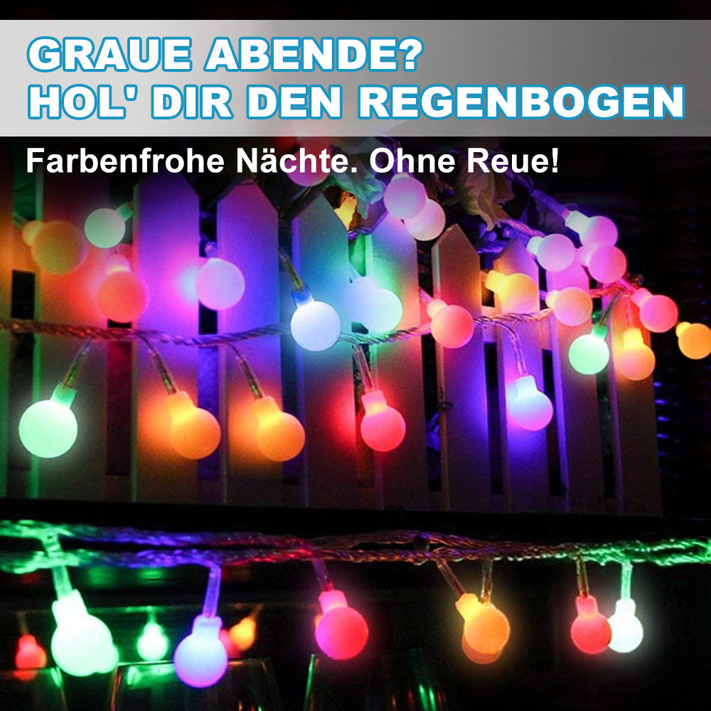 Solare Lichterkette Für Garten & Terrasse – Kabellos & Wetterfest