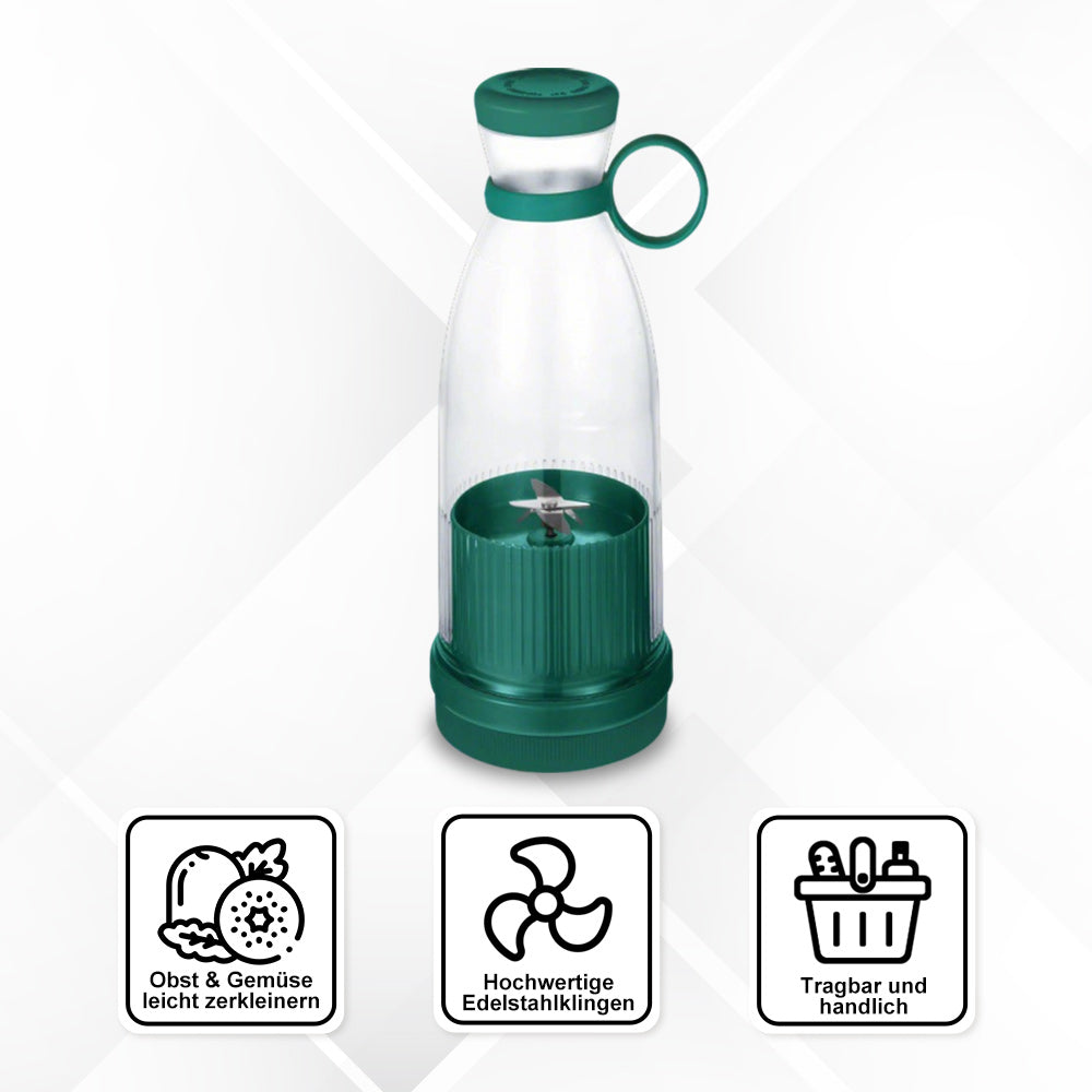 Tragbarer Entsafter – Kompakter Saft- und Smoothie-Mixer mit USB-Ladefunktion