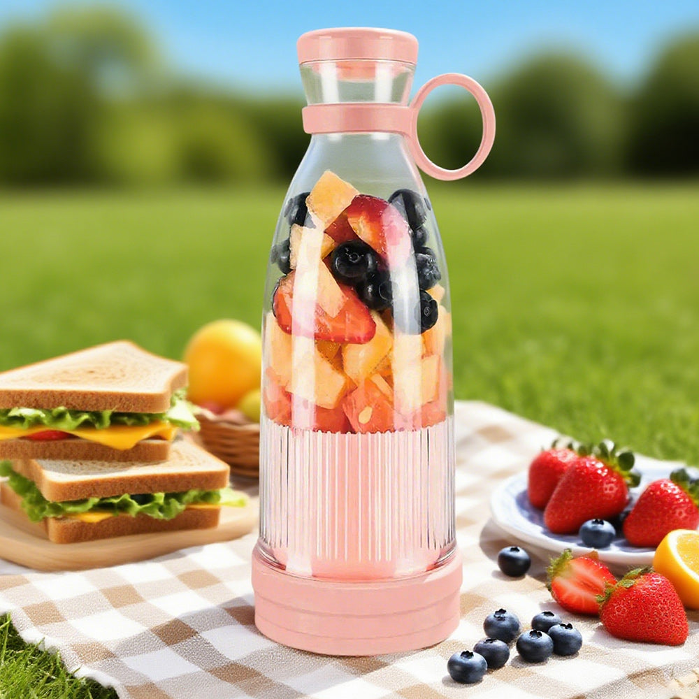 Tragbarer Entsafter – Kompakter Saft- und Smoothie-Mixer mit USB-Ladefunktion