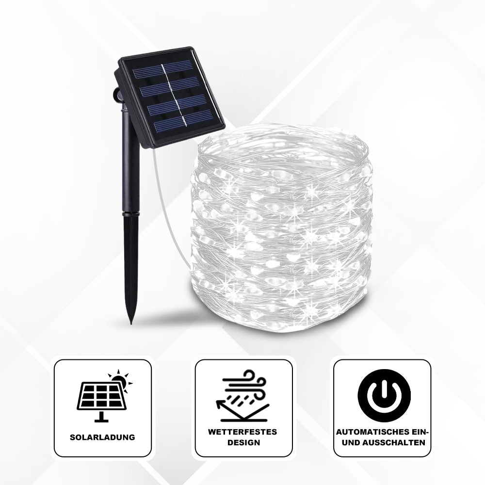 Öko-Lichterkette: Sonnenbetrieben & Absolut Wettertauglich