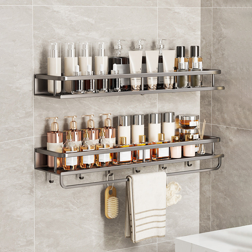 Zeitgemässes Regal In Grau/Schwarz – Perfekt Für Küche & Bad