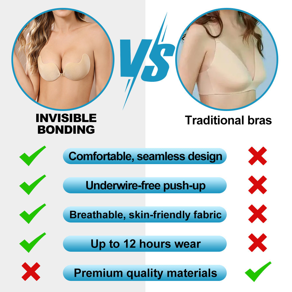 Push-Up Trägerloser, Unsichtbar Haftender BH