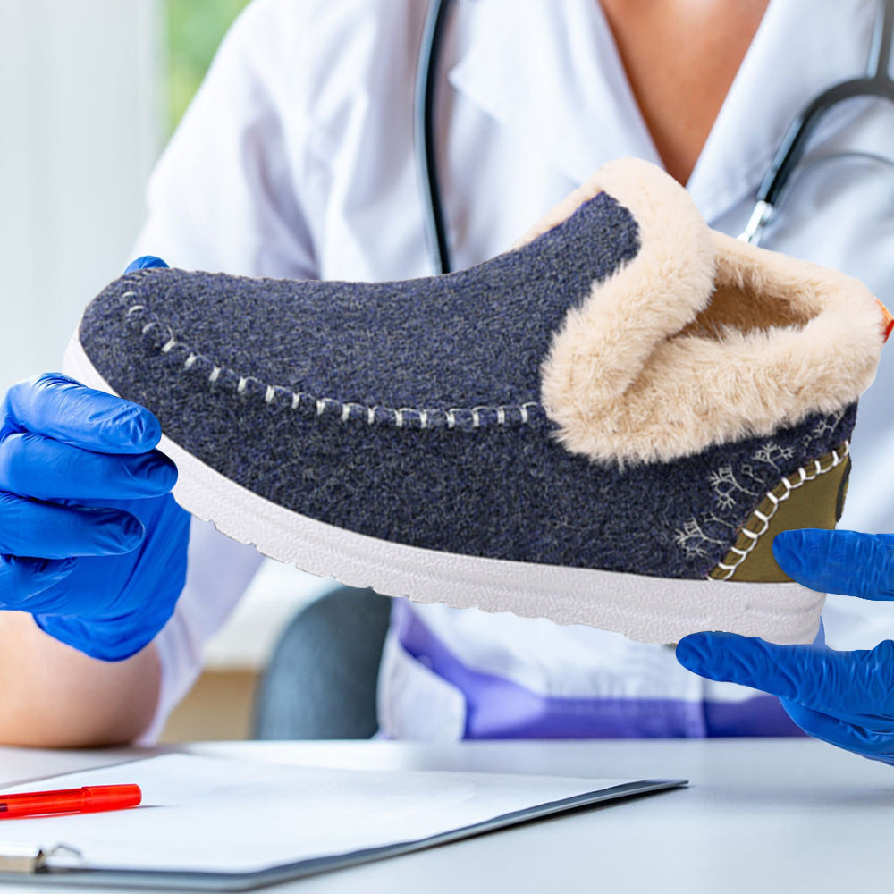 OrthoSoft - Ergonomischer, Schmerzlindernder Komfortschuh – Plüschgefüttert