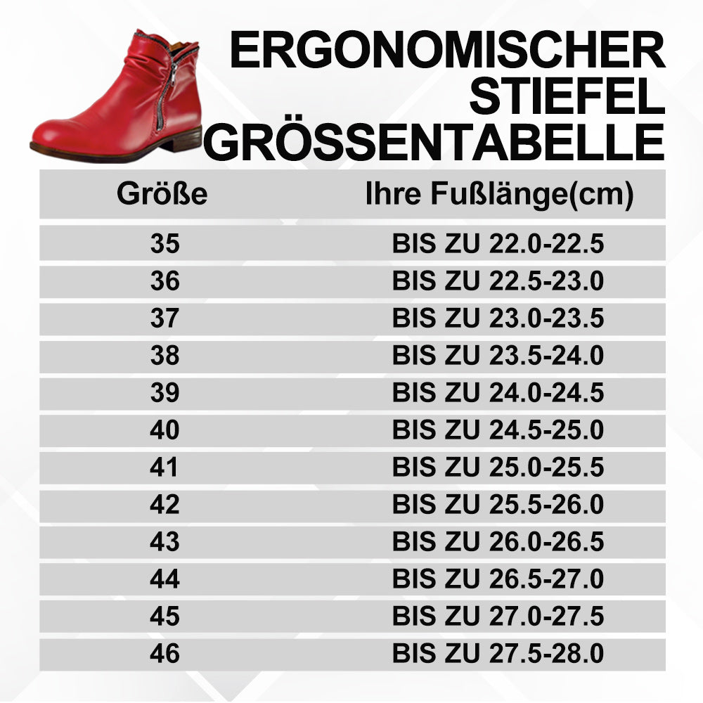 ErgoLeder - Schmerzlindernder Ergonomischer Komfort-Stiefel