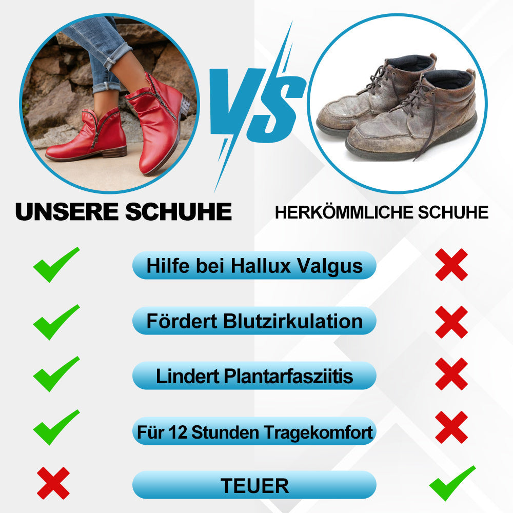 ErgoLeder - Schmerzlindernder Ergonomischer Komfort-Stiefel