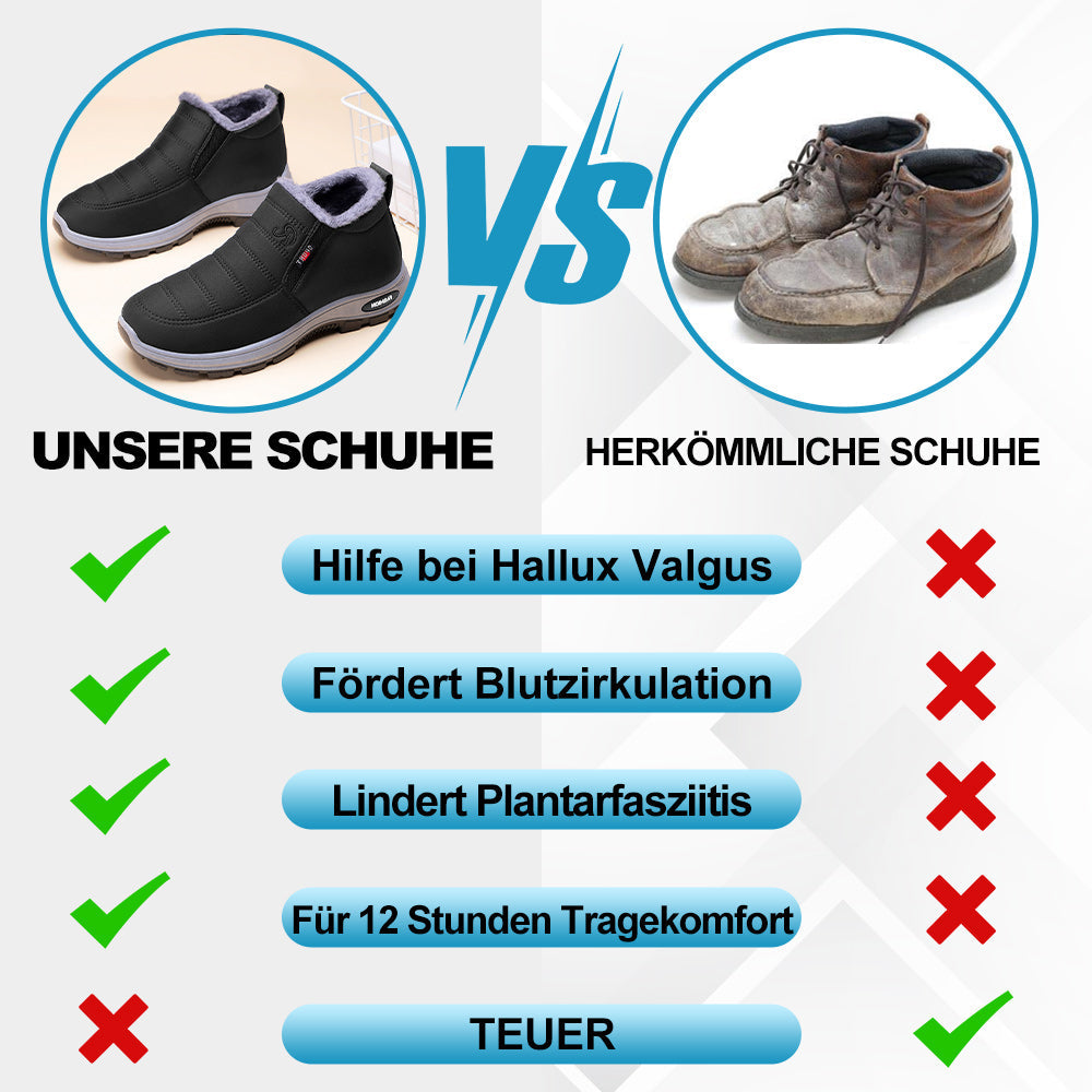 OrthoHeat – Ergonomische, Winddichte und Warme Herbst-/Winterschuhe