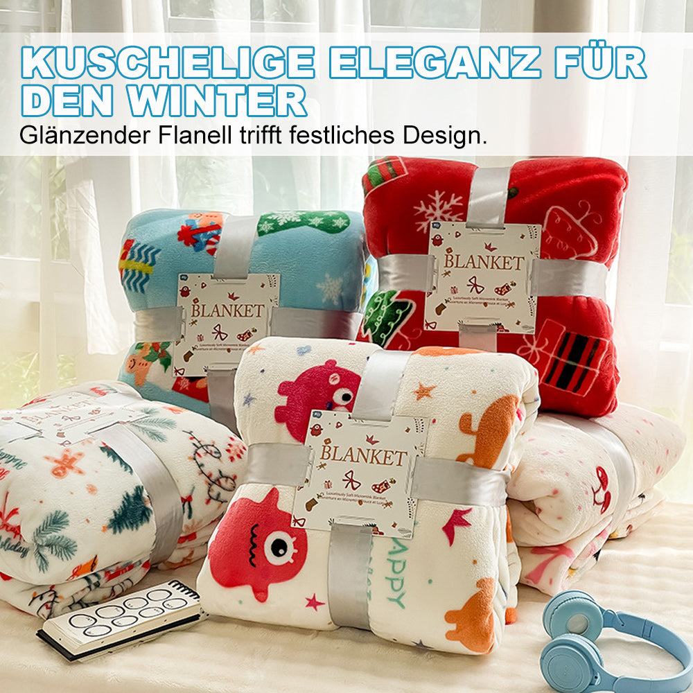 TiefSchlaf - Weihnachts-Flanelldecke – Das perfekte Geschenk