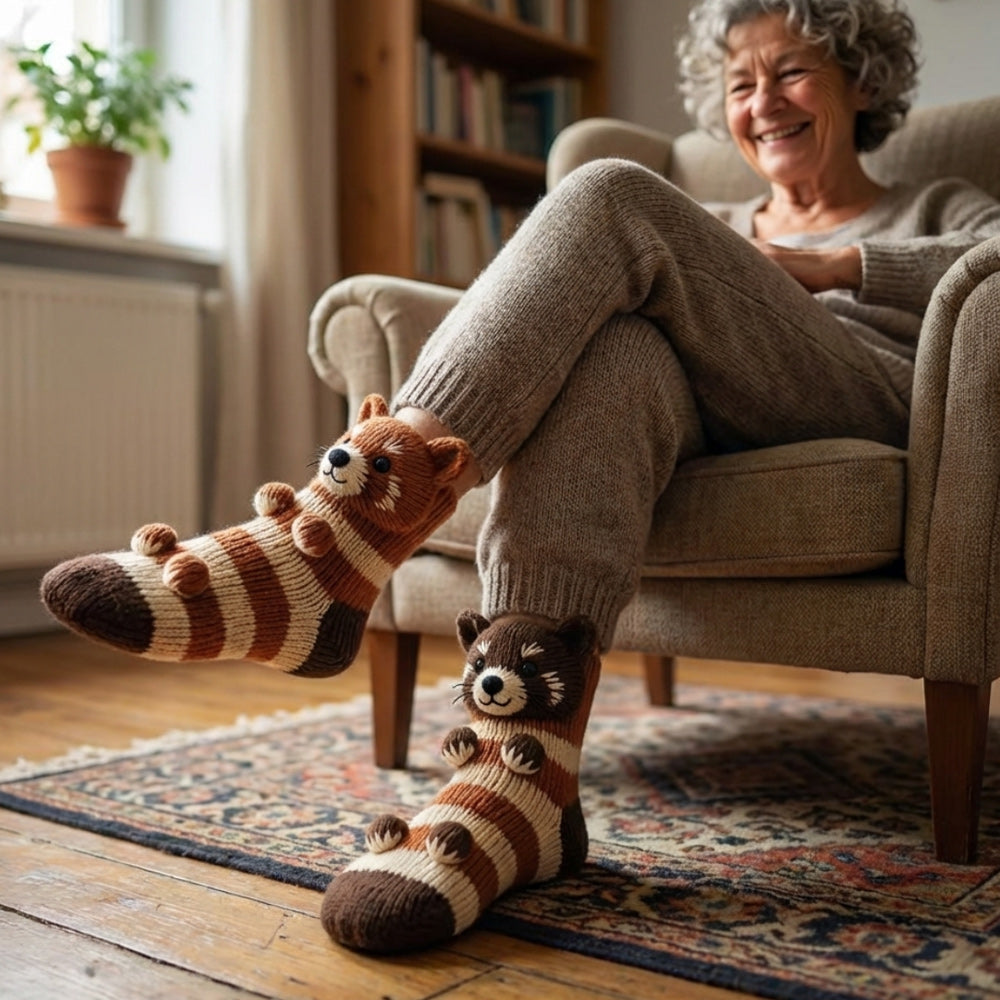 FUZZY Socken – Nie mehr kalte Füße, nur noch FUZZY – Einheitsgröße-Unisex