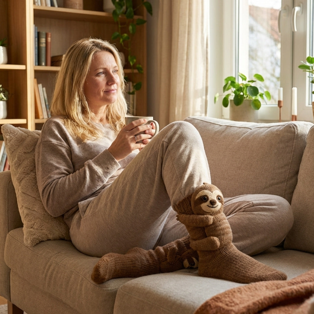 FUZZY Socken – Nie mehr kalte Füße, nur noch FUZZY – Einheitsgröße-Unisex