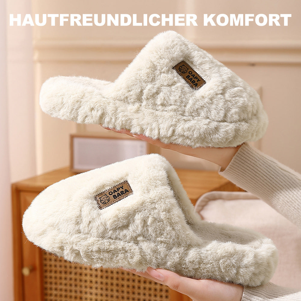WarmFluffy – Ultraweiche Plüsch-Hausschuhe Mit Rutschfester Sohle