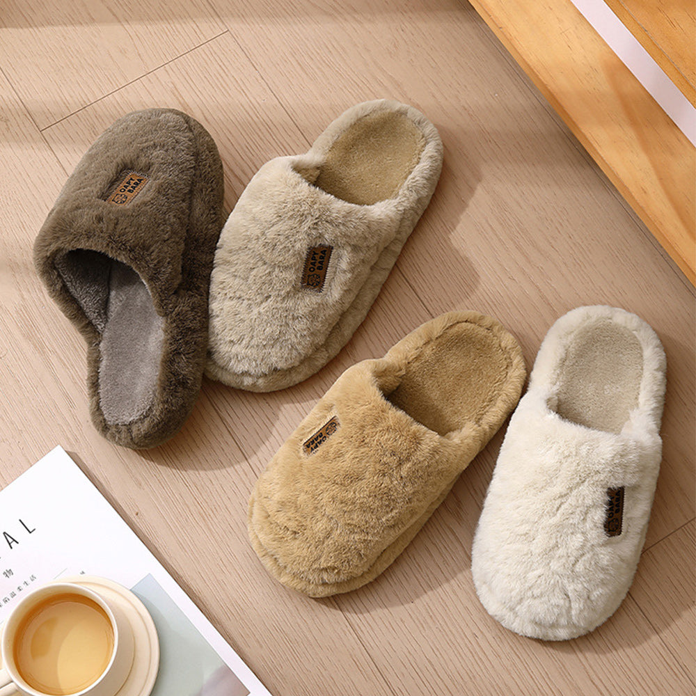 WarmFluffy – Ultraweiche Plüsch-Hausschuhe Mit Rutschfester Sohle