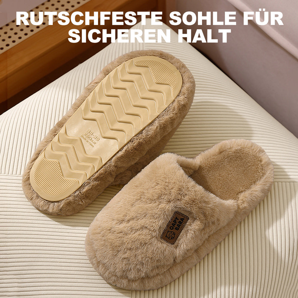 WarmFluffy – Ultraweiche Plüsch-Hausschuhe Mit Rutschfester Sohle