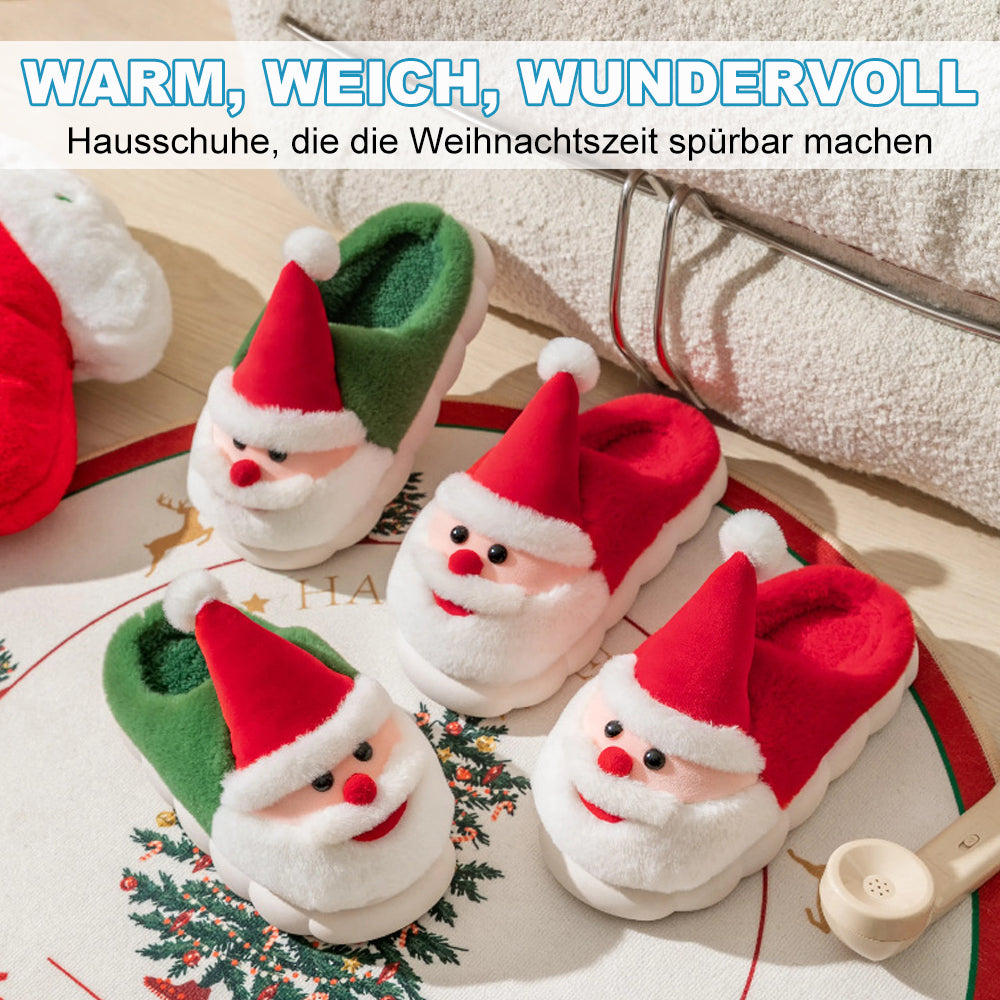 Winterjoy – Weihnachtsmann Hausschuhe - Warme Gemütliche Fest