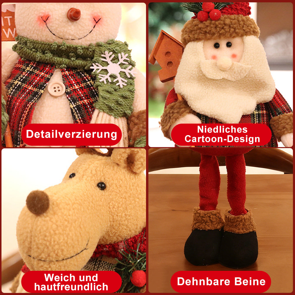 SantaJoy - Weihnachtliches Stretch-Spielzeug – Ideal als Geschenk & Dekoration