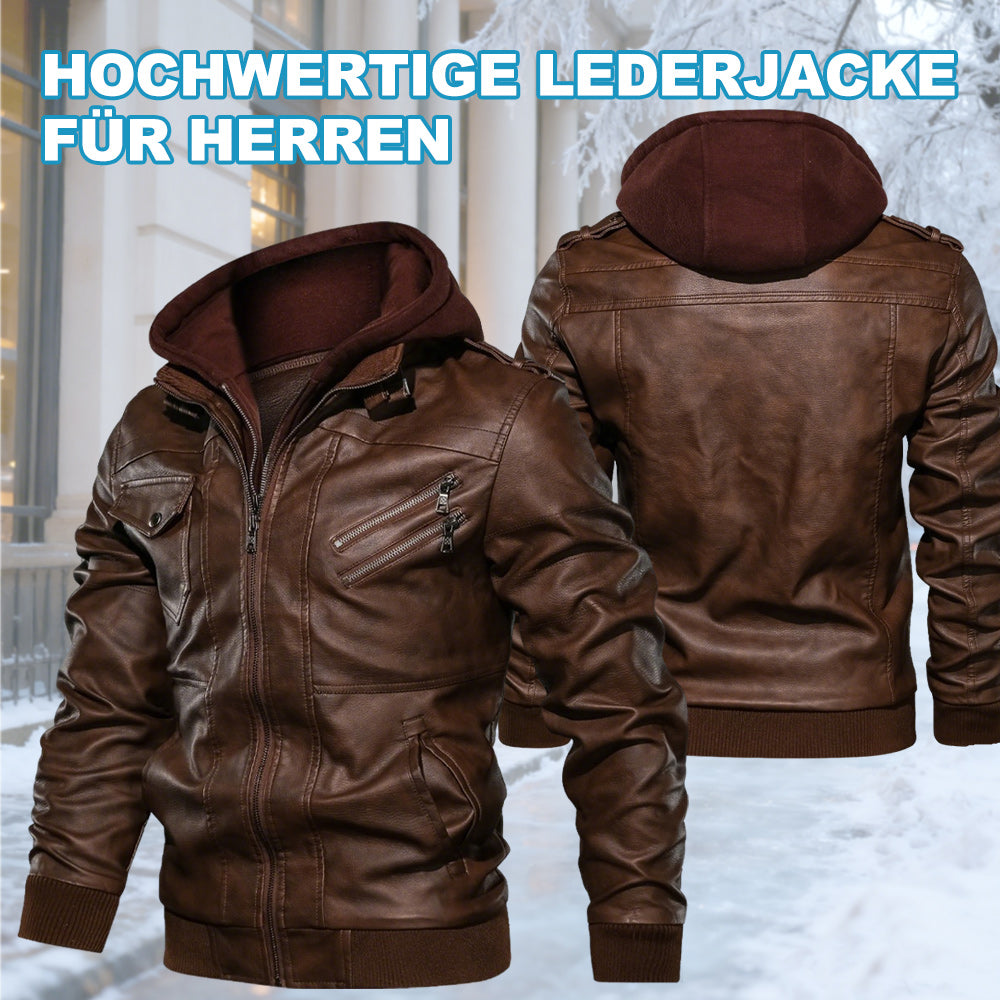 ThermoCore - Hochwertige Lederjacke Herren