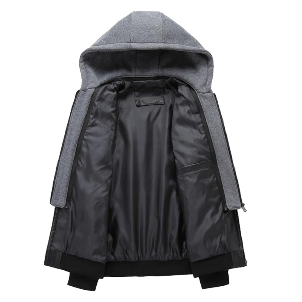 ThermoCore - Hochwertige Lederjacke Herren