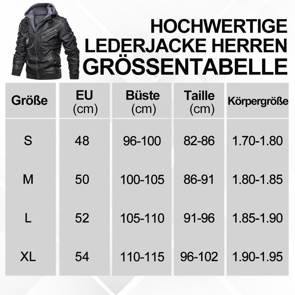ThermoCore - Hochwertige Lederjacke Herren