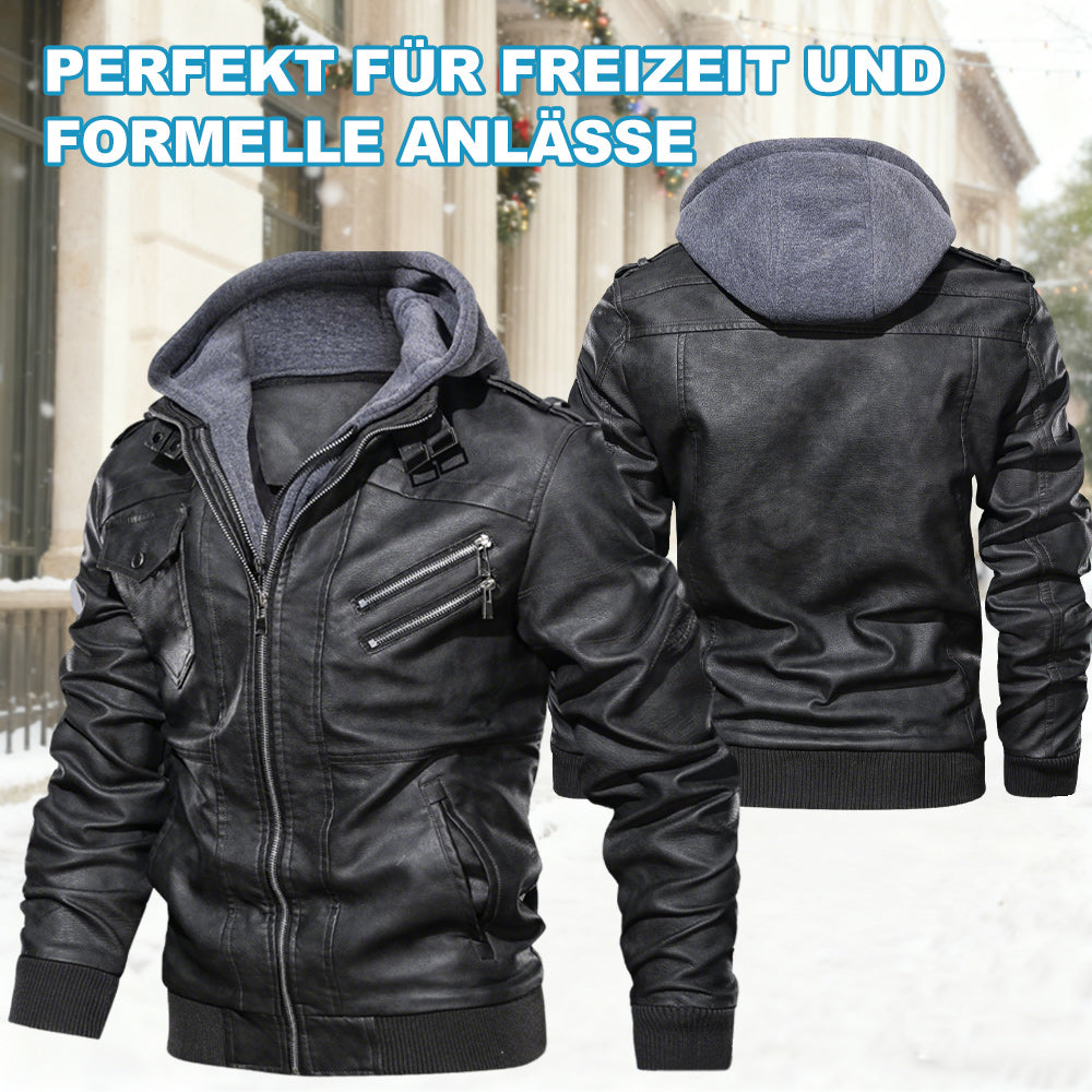 ThermoCore - Hochwertige Lederjacke Herren