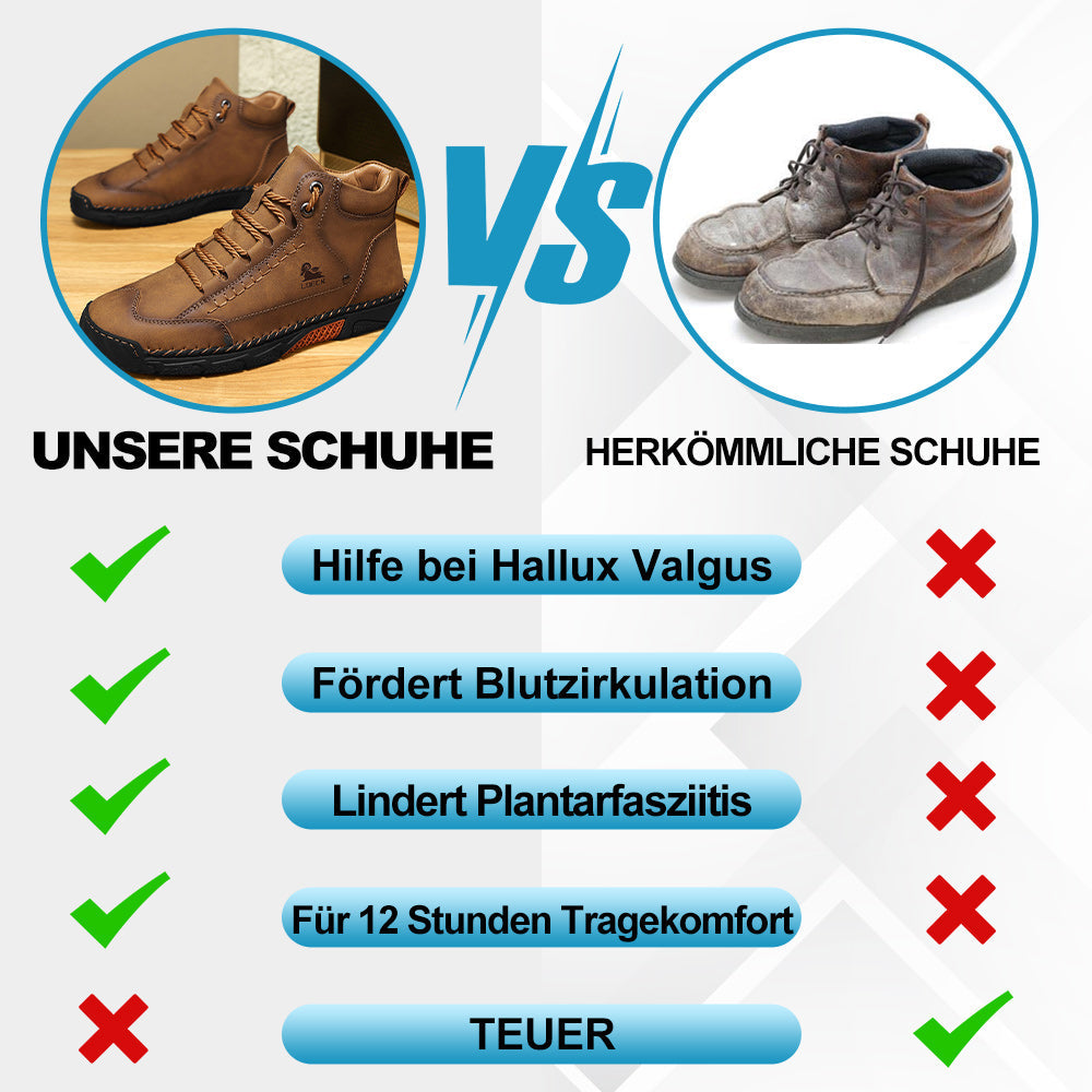 VitaFit Pro - Ergonomische Bequeme Schmerzlindernde Lederschuhe