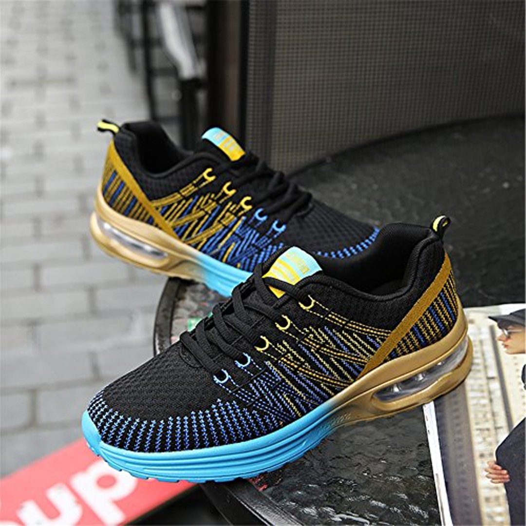 Hildaschritt Orthopädische Schuhe - Gelb Blau