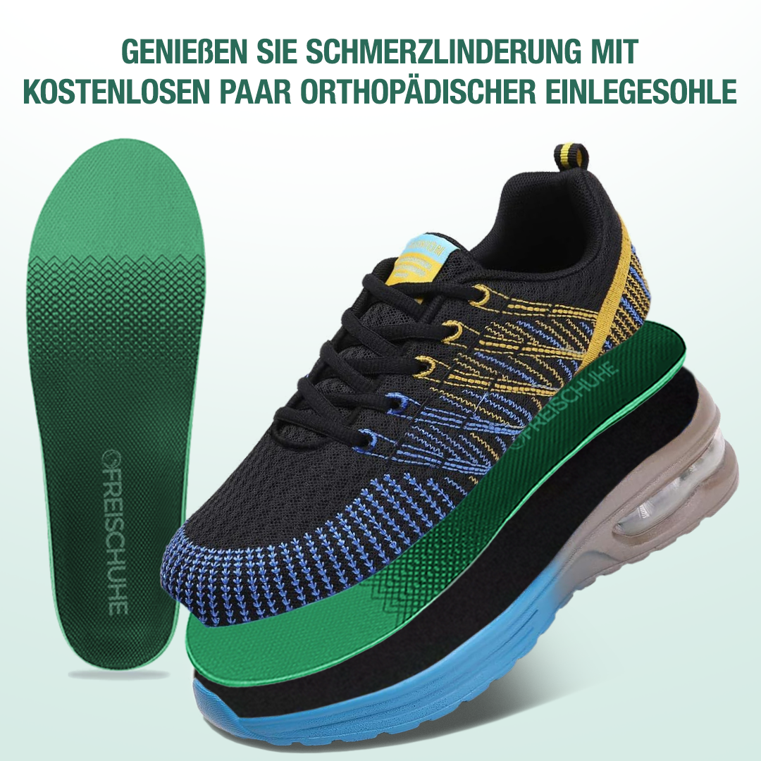 Hildaschritt Orthopädische Schuhe - Gelb Blau