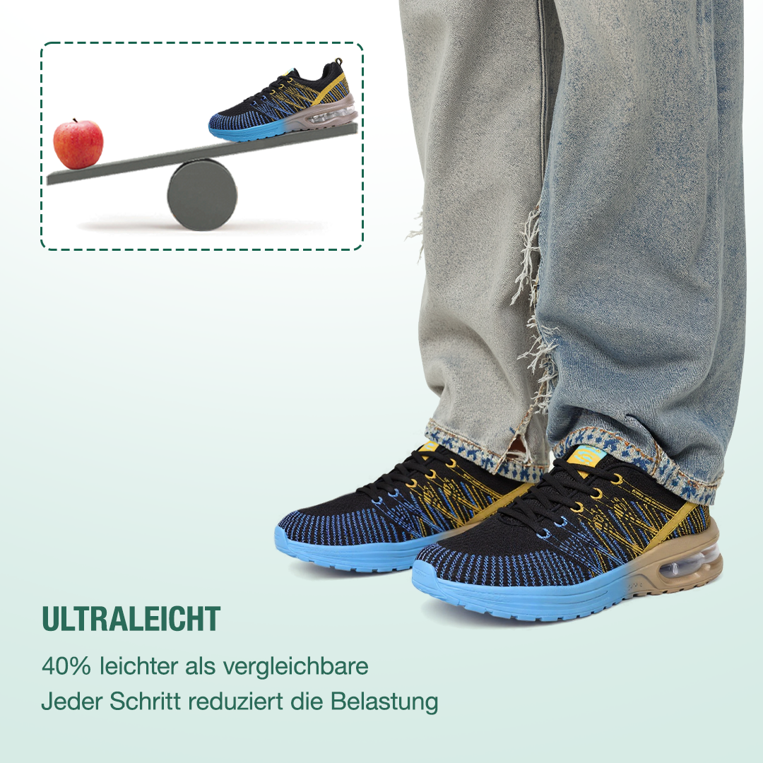 Hildaschritt Orthopädische Schuhe - Gelb Blau