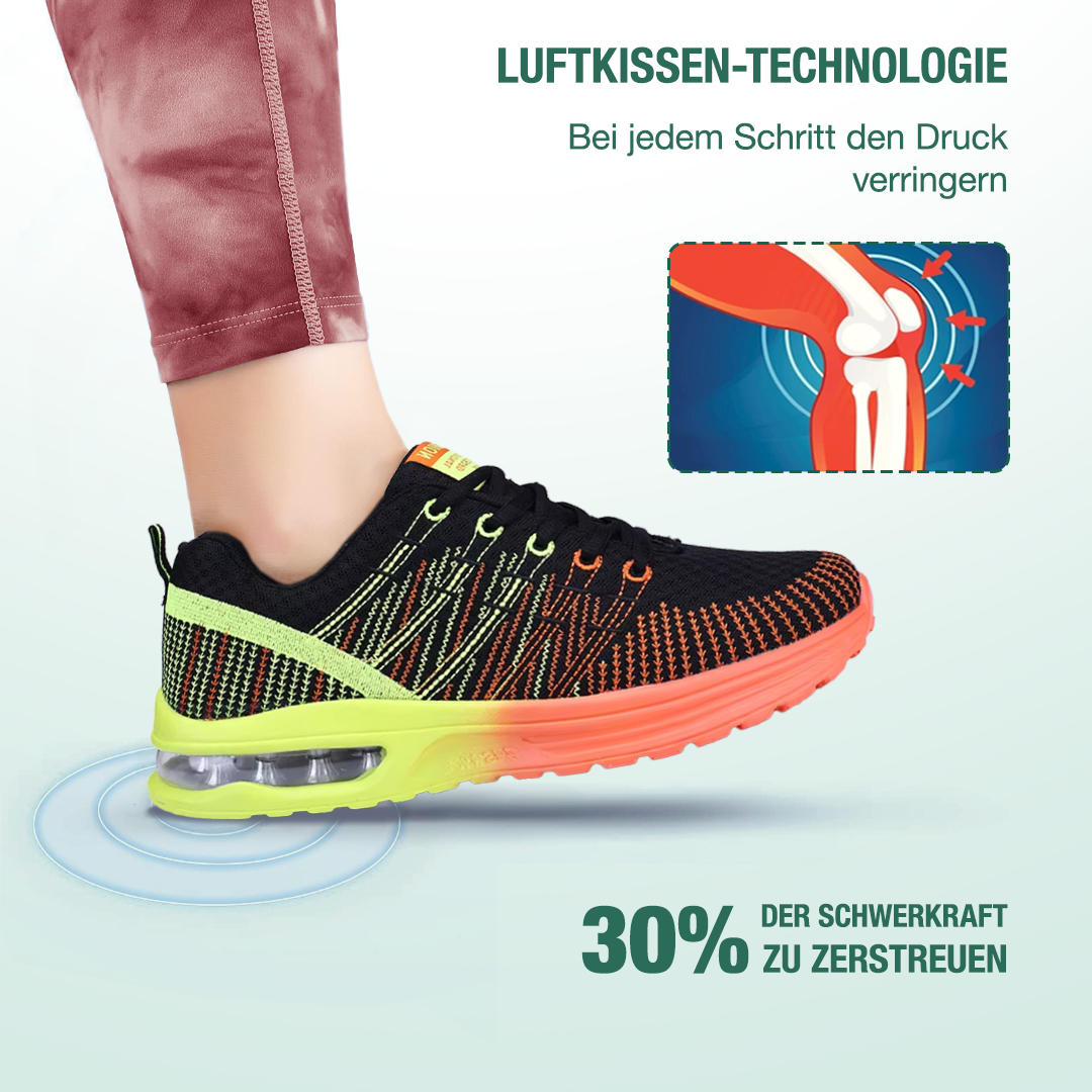 Hildaschritt Orthopädische Schuhe - Lindgrün Orange