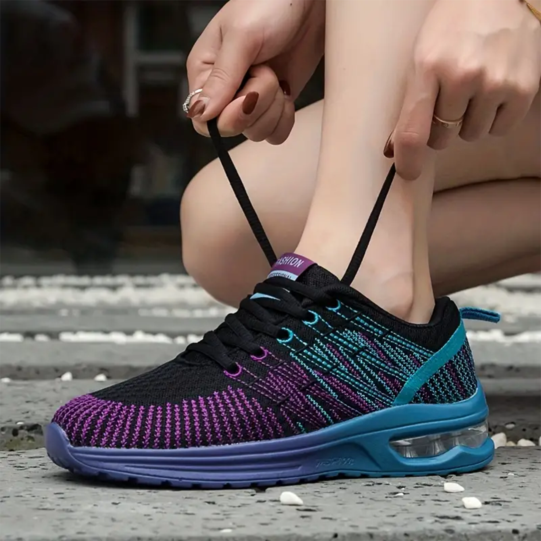 Hildaschritt Orthopädische Schuhe - Schwarz Lila