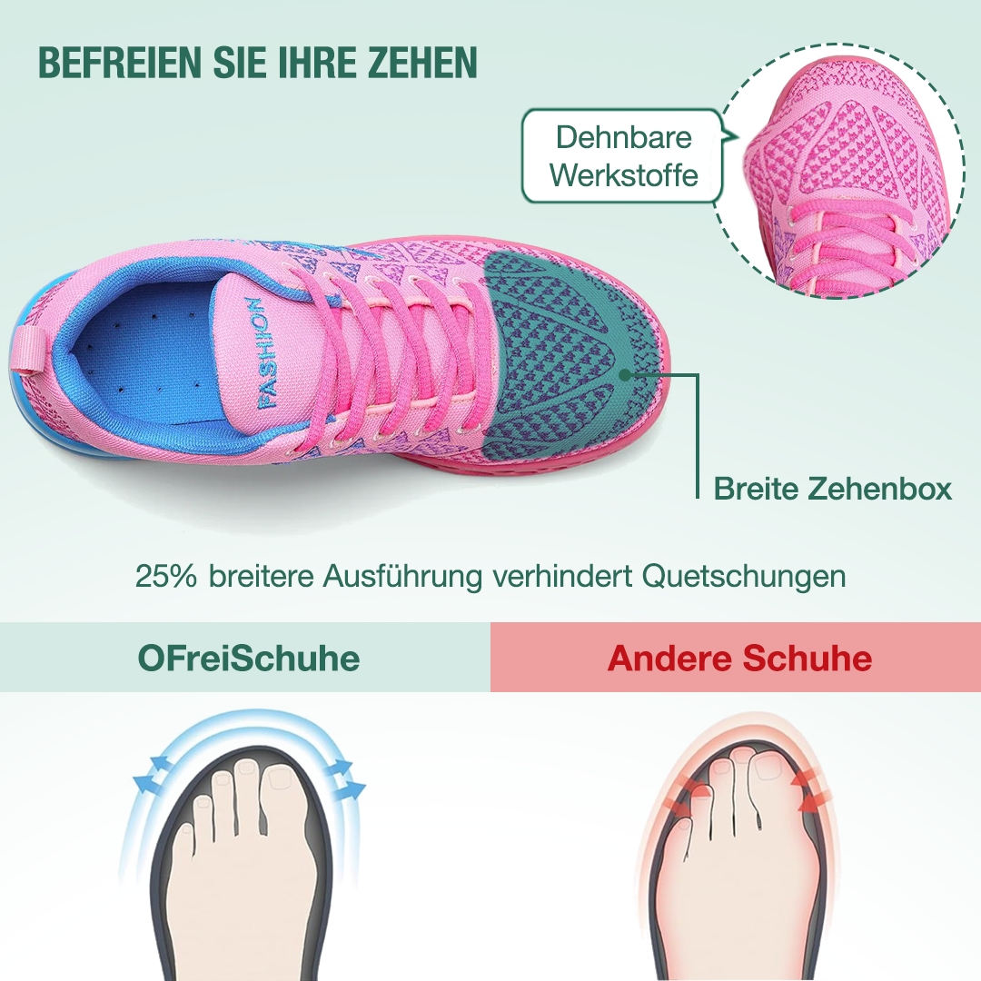 JumpSoft Orthopädische Schuhe - Rosa