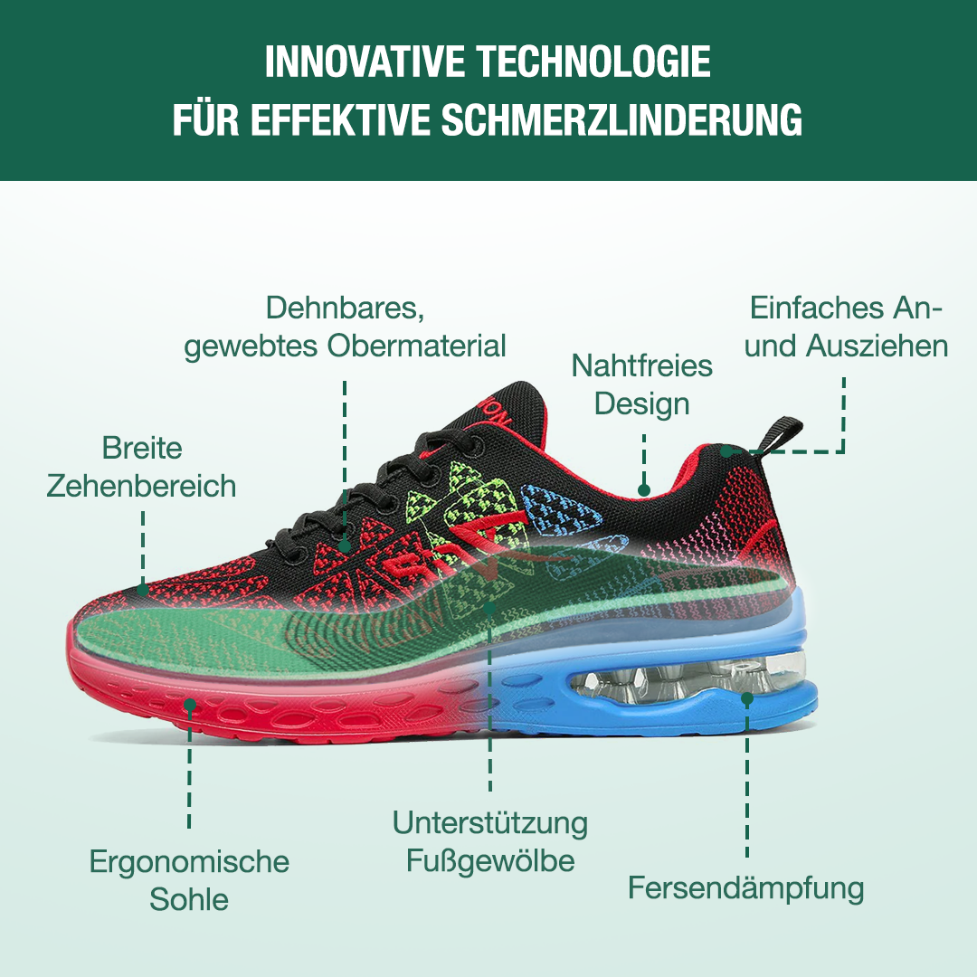 JumpSoft Orthopädische Schuhe - Rot