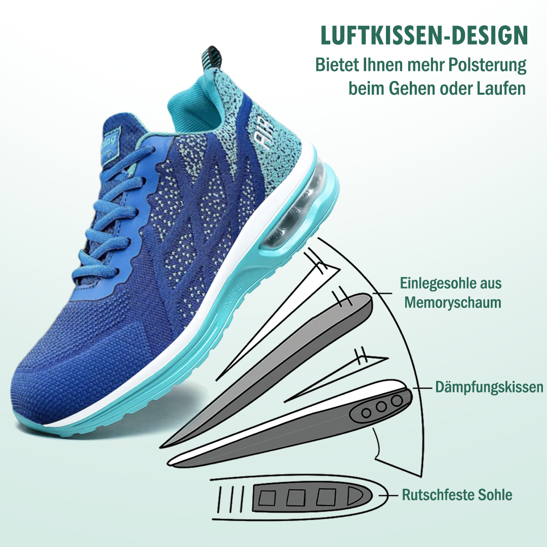 LuftFlex Orthopädische Schuhe Mesh - Türkis Blau