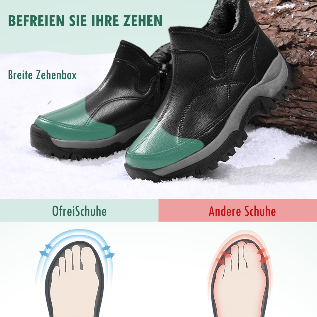 Glacior Orthopädische Winterschuhe Leder